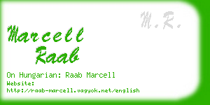 marcell raab business card